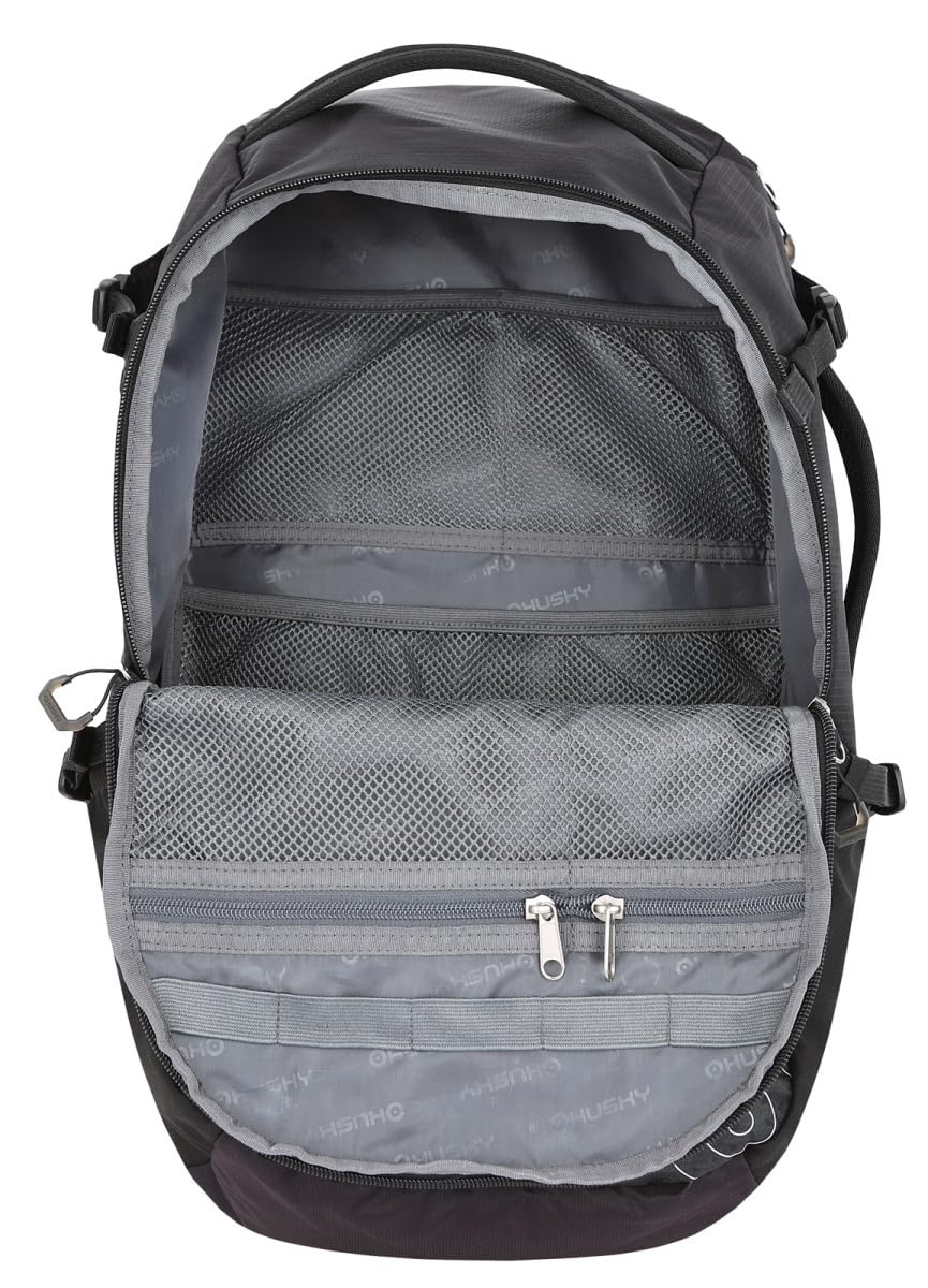 husky-campus-30l-trekkingrucksack-schwarz-mit-laptopfach-regenh-lle image 4