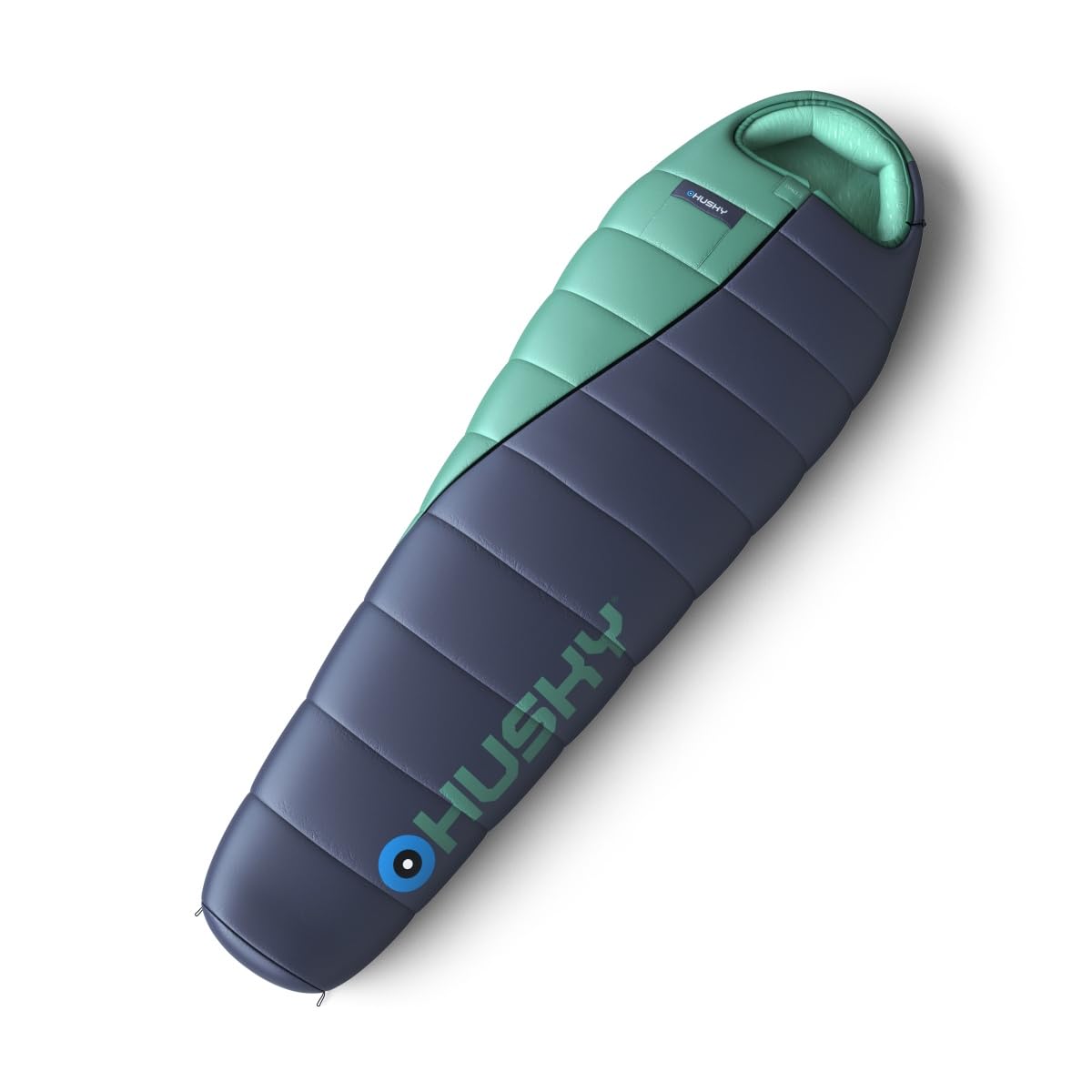 husky-espace-mumienschlafsack-blau-mint-6-c-3-jahreszeiten image 1