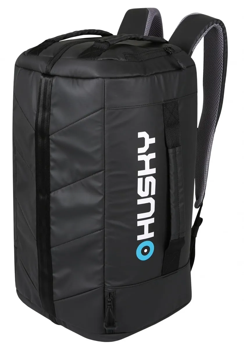husky-trussel-reiserucksack-reisetasche-60-l-schwarz-wasserfest image 1