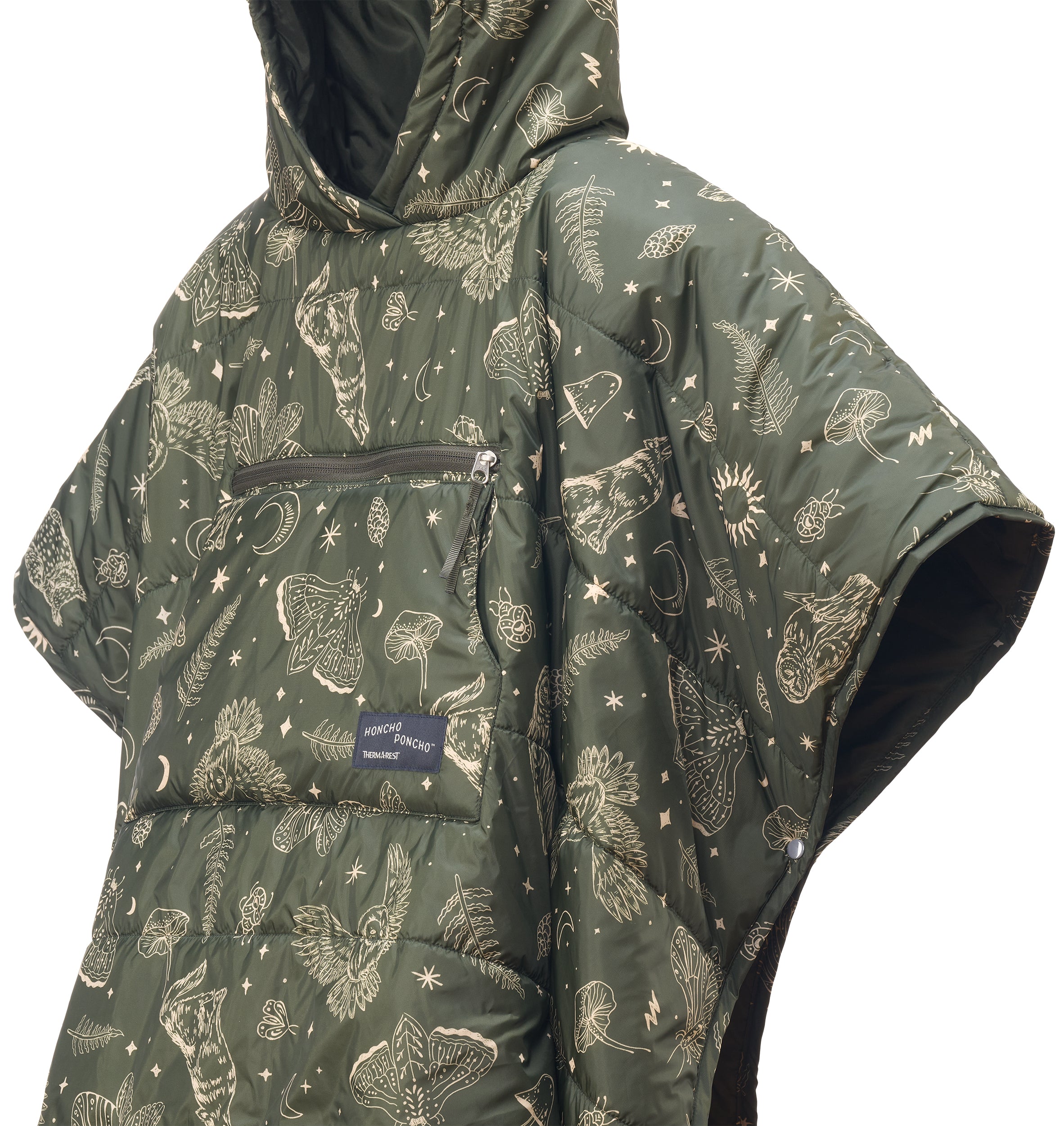 therm-a-rest-honcho-poncho-kids-decke-woodland image 5