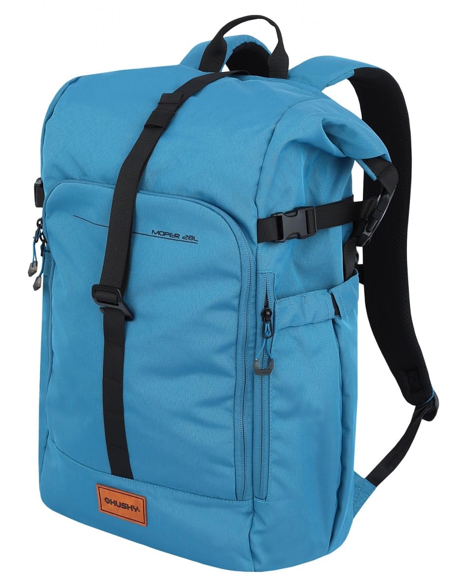 husky-moper-28-l-city-rucksack-hellblau-laptopfach image 3