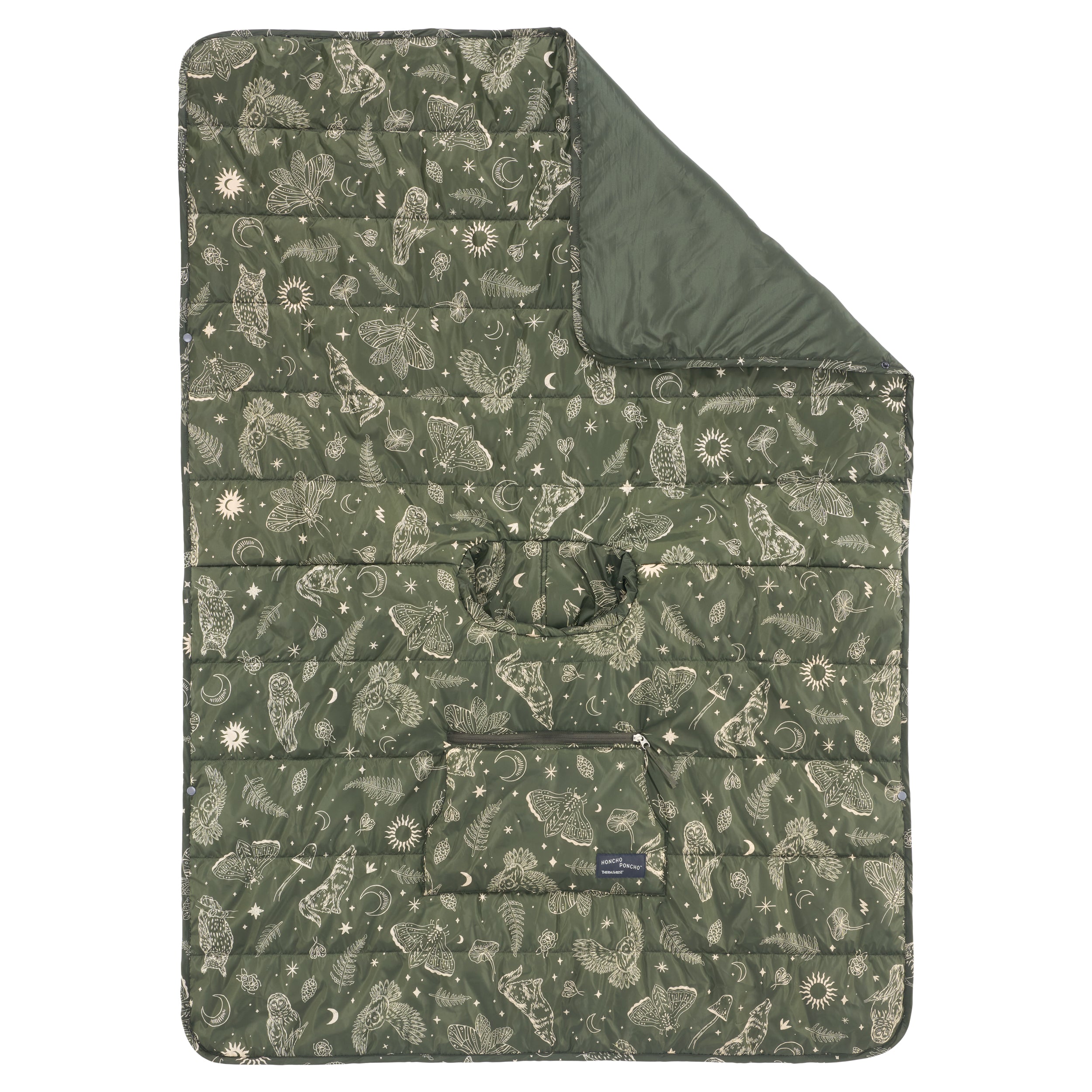 therm-a-rest-honcho-poncho-kids-decke-woodland image 2