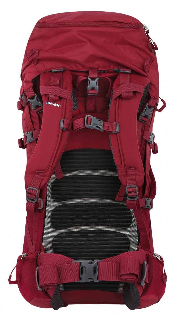 husky-ribon-60-l-trekkingrucksack-rot-schwarz-mit-regenh-lle image 2