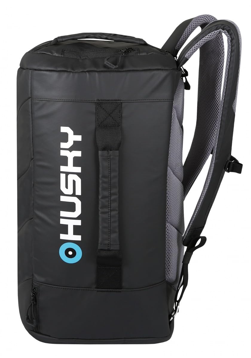 husky-trussel-reiserucksack-reisetasche-60-l-schwarz-wasserfest image 3