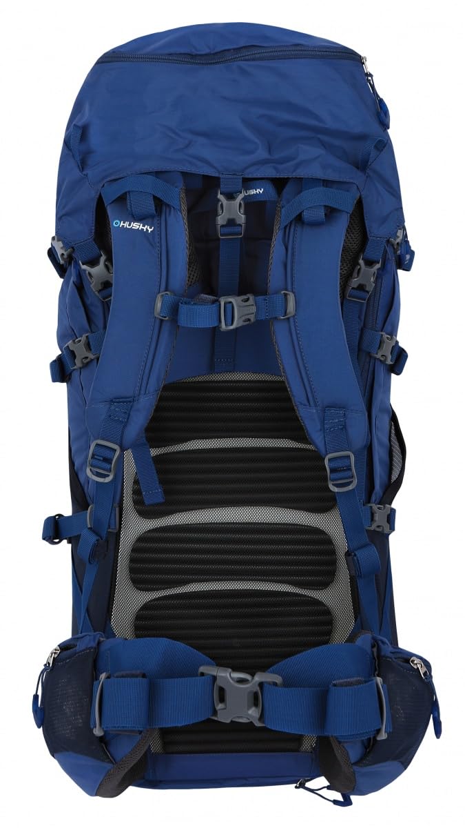 husky-ribon-60l-expeditionsrucksack-blau-regenh-lle image 2