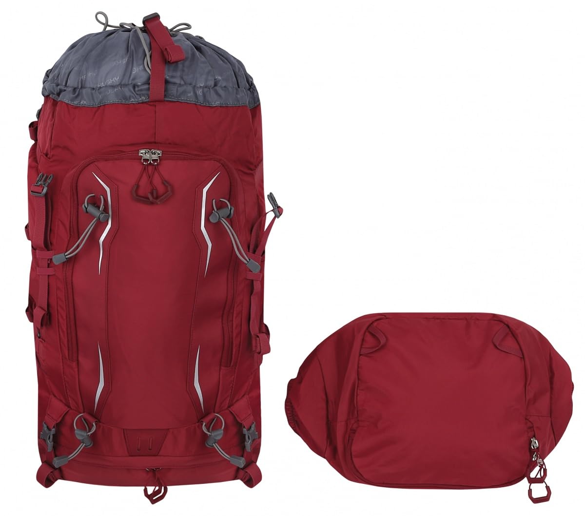 husky-ranis-expeditionsrucksack-70-l-bordeaux-regenh-lle image 4