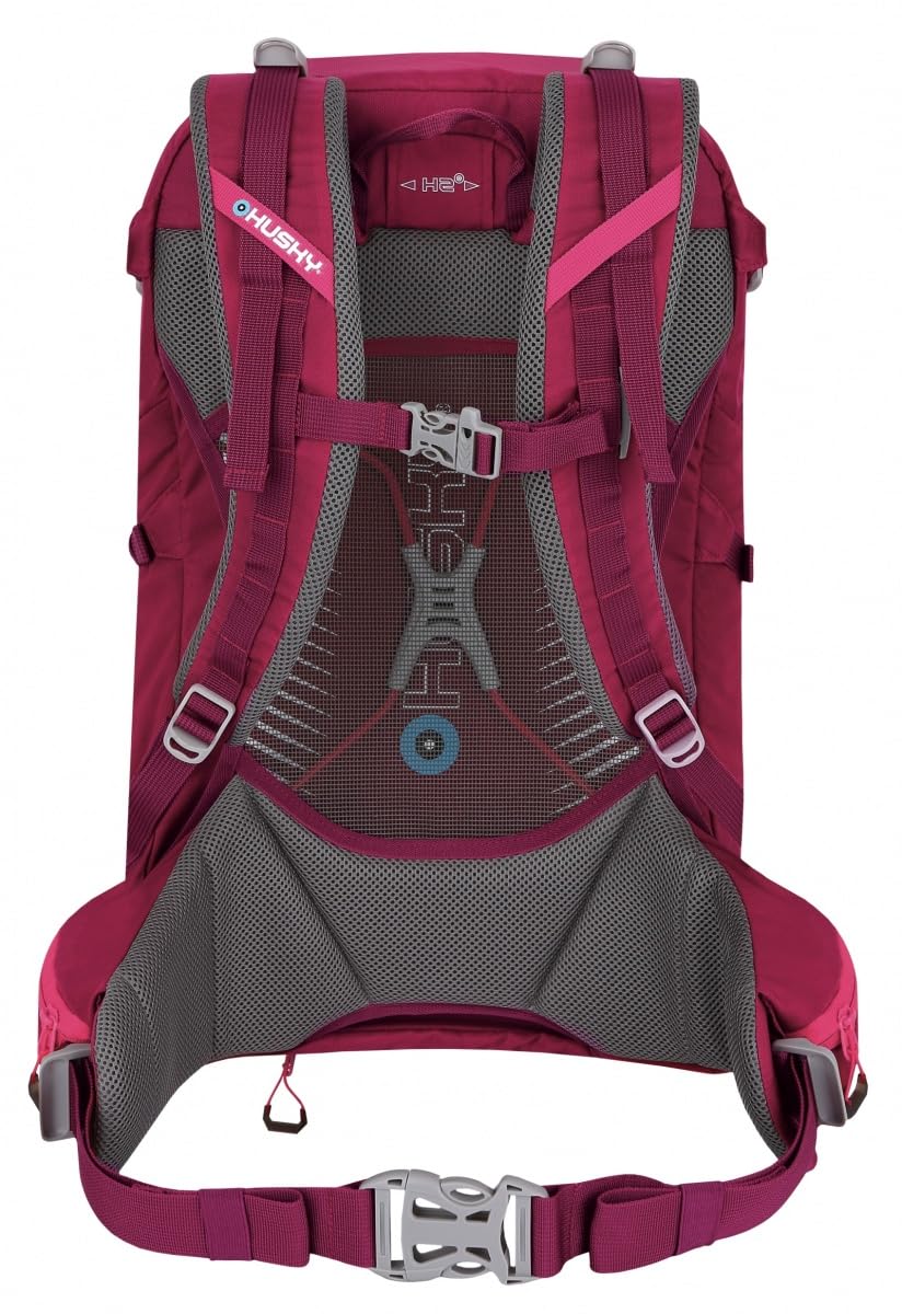 husky-cingy-30-l-wanderrucksack-magenta-regenh-lle image 2