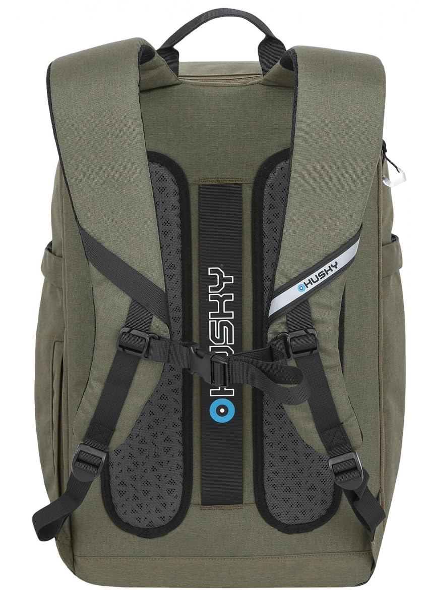 husky-sofer-city-rucksack-30l-gr-n-laptop-wasserabweisend image 2