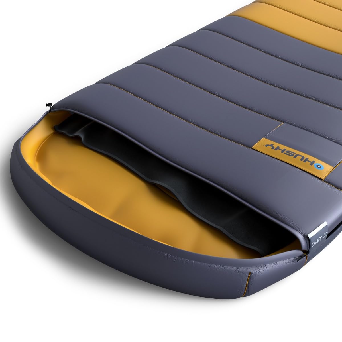 husky-drafy-deckenschlafsack-25-c-blau-grau-220x85-cm image 3