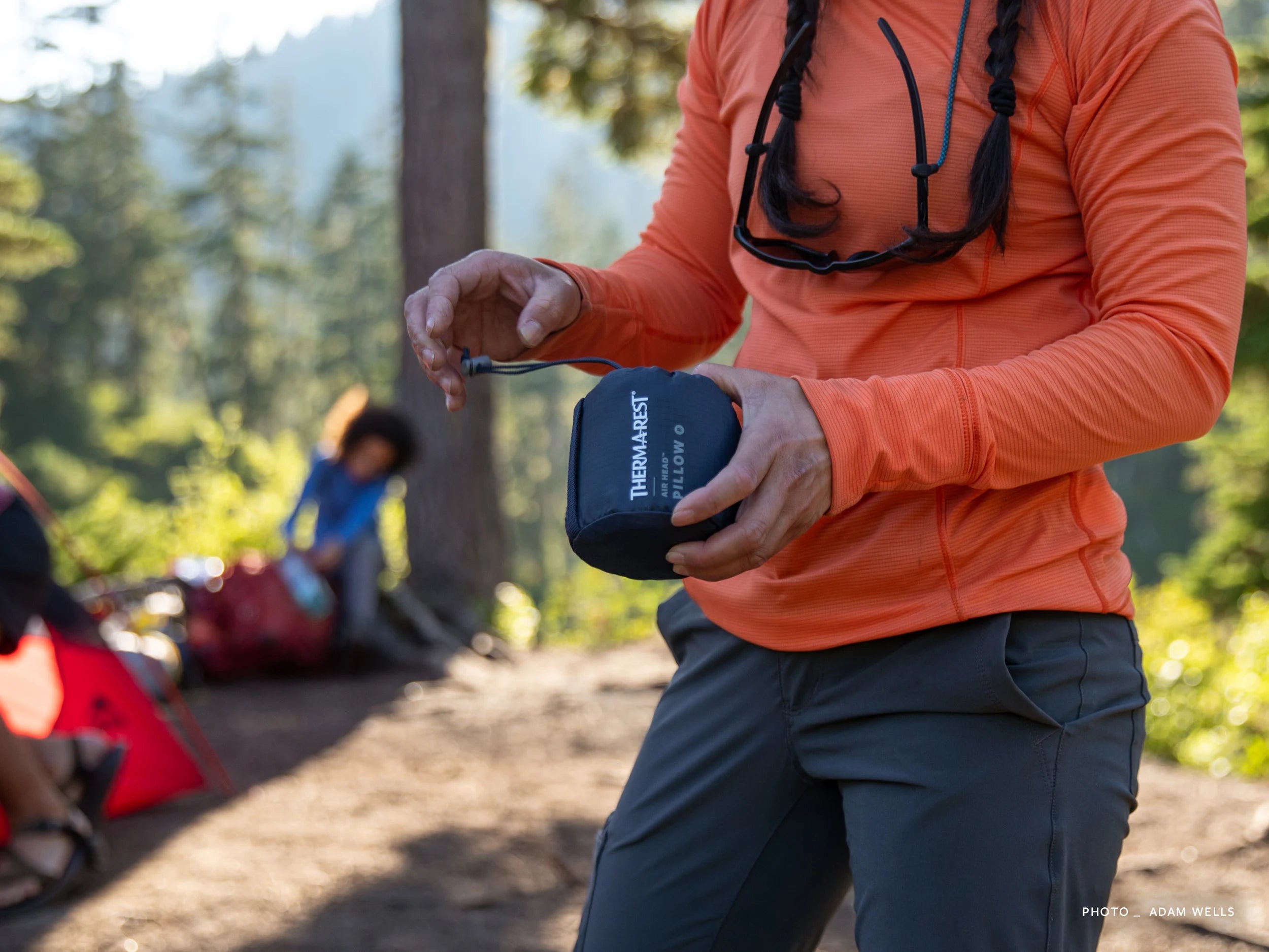 therm-a-rest-air-head-kissen-regular-gelb-camping image 5