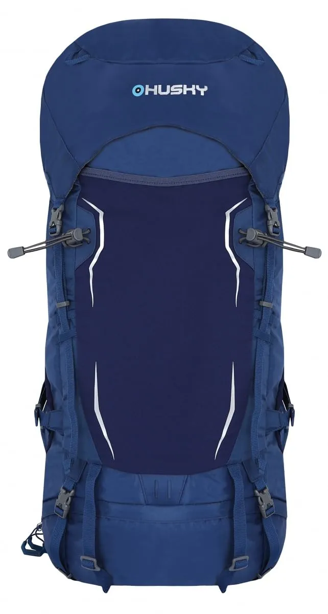 husky-rony-50-l-trekkingrucksack-blau-mit-regenh-lle image 1