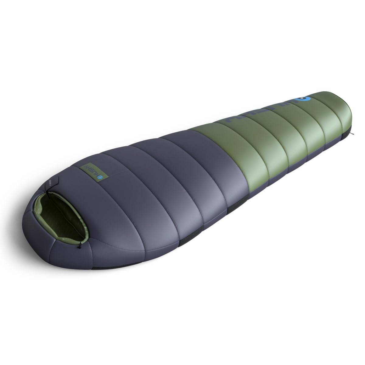 husky-devon-mumienschlafsack-blau-khaki-220x85-5-c image 4