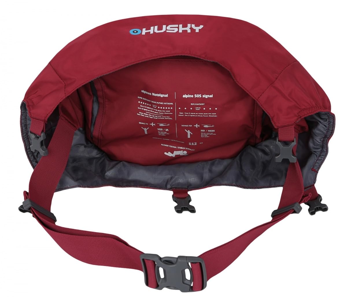 husky-ribon-60-l-trekkingrucksack-rot-schwarz-mit-regenh-lle image 5