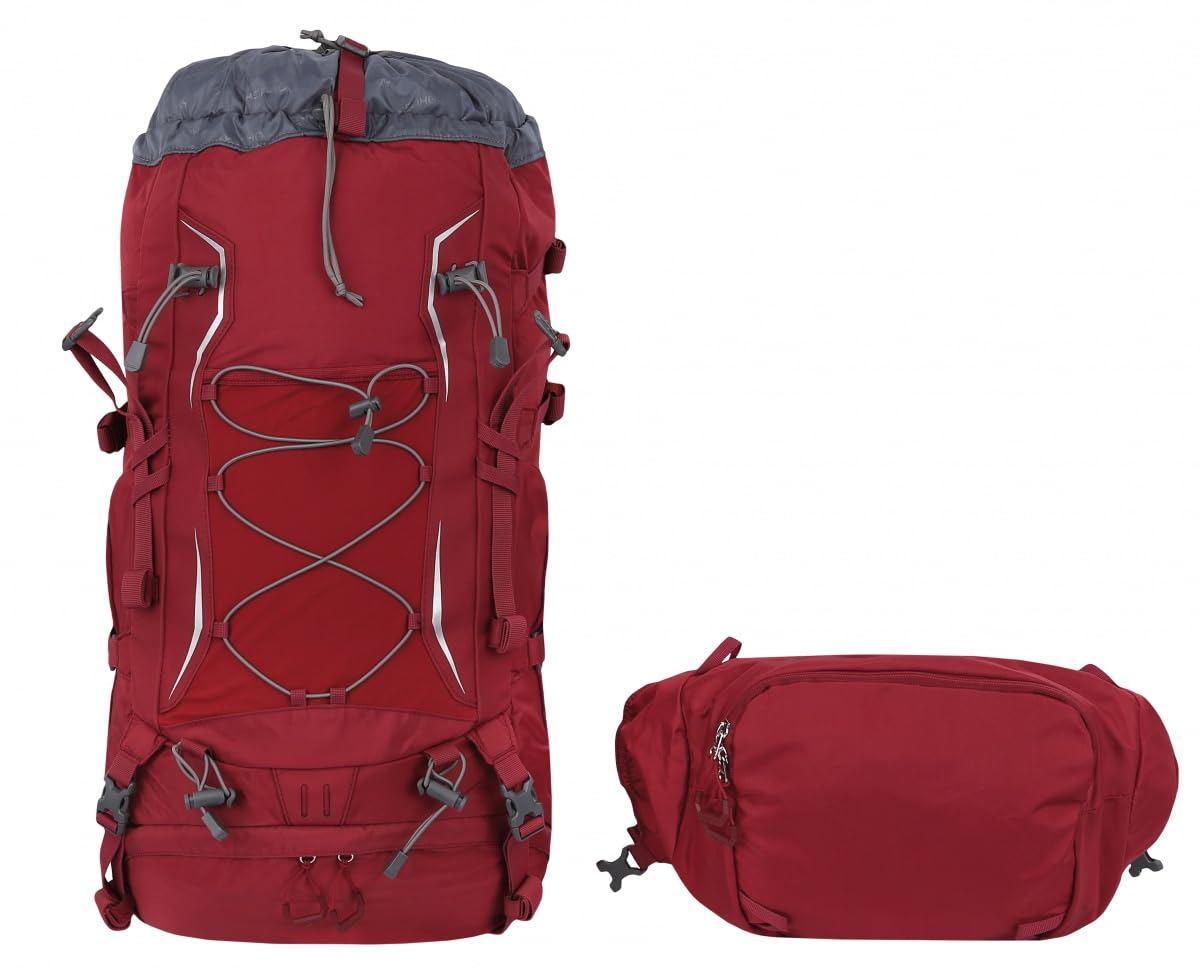 husky-ribon-60-l-trekkingrucksack-rot-schwarz-mit-regenh-lle image 4