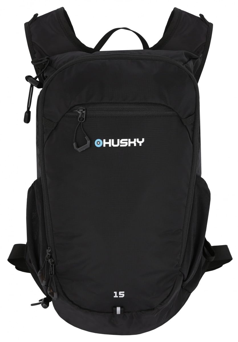 husky-peten-fahrradrucksack-15-l-schwarz-mit-regenh-lle image 1