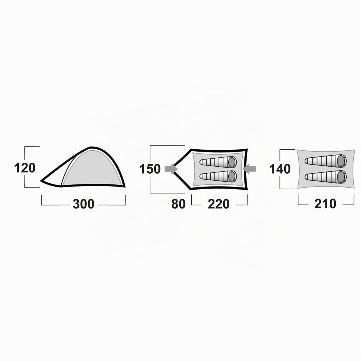 husky-bret-2-kuppelzelt-2-personen-gr-n-doppelwandig image 3