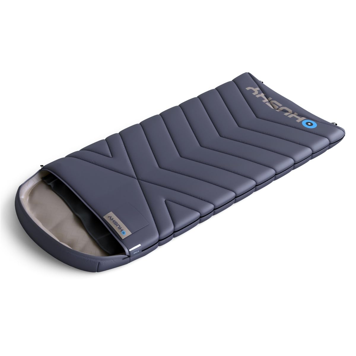 husky-gizmo-deckenschlafsack-blau-bis-5-c-fleece image 4