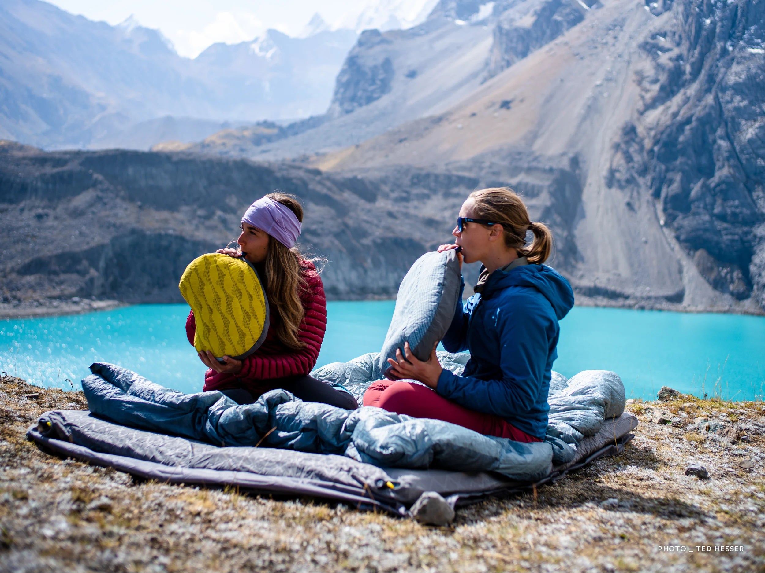 therm-a-rest-air-head-kissen-regular-gelb-camping image 7