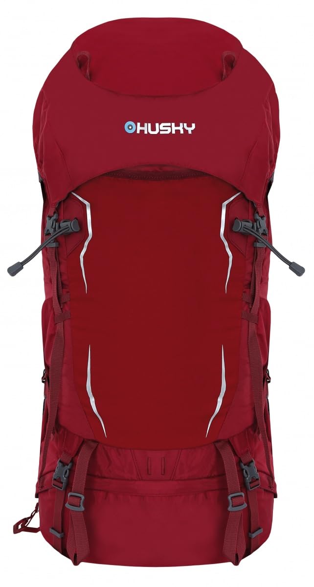 husky-rony-50-l-trekkingrucksack-weinrot-regenh-lle image 1