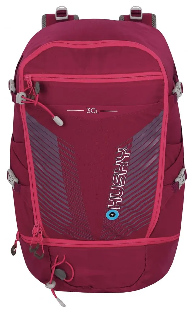 husky-cingy-30-l-wanderrucksack-magenta-regenh-lle image 1